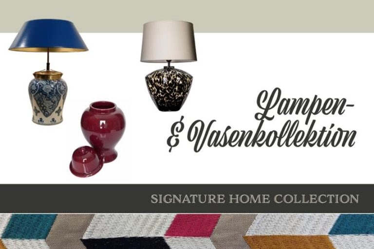 Lampen- und Vasenkollektion Katalog